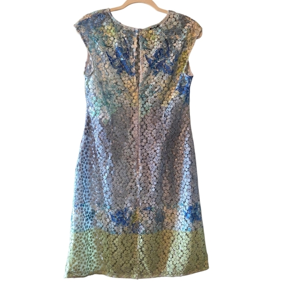 Kay Unger New York Sleeveless Sequins Mini Dress Size 10. - Picture 2 of 12